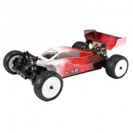 image of VKAR RACING V.4B 1:10 80KM/H 2.4GHZ 2CH 4WD BRUSHLESS RC TRUCK - RTR (RED) 0