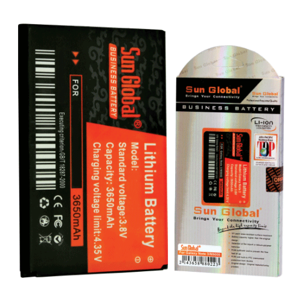 SUNGLOBAL LI-ION HIGH CAPACITY BUSINESS BATTERY SAMSUNG- Galaxy S5 /I9600 SUNGLOBAL LI-ION HIGH CAPACITY BUSINESS BATTERY SAMSUNG- Galaxy S5 /I9600
