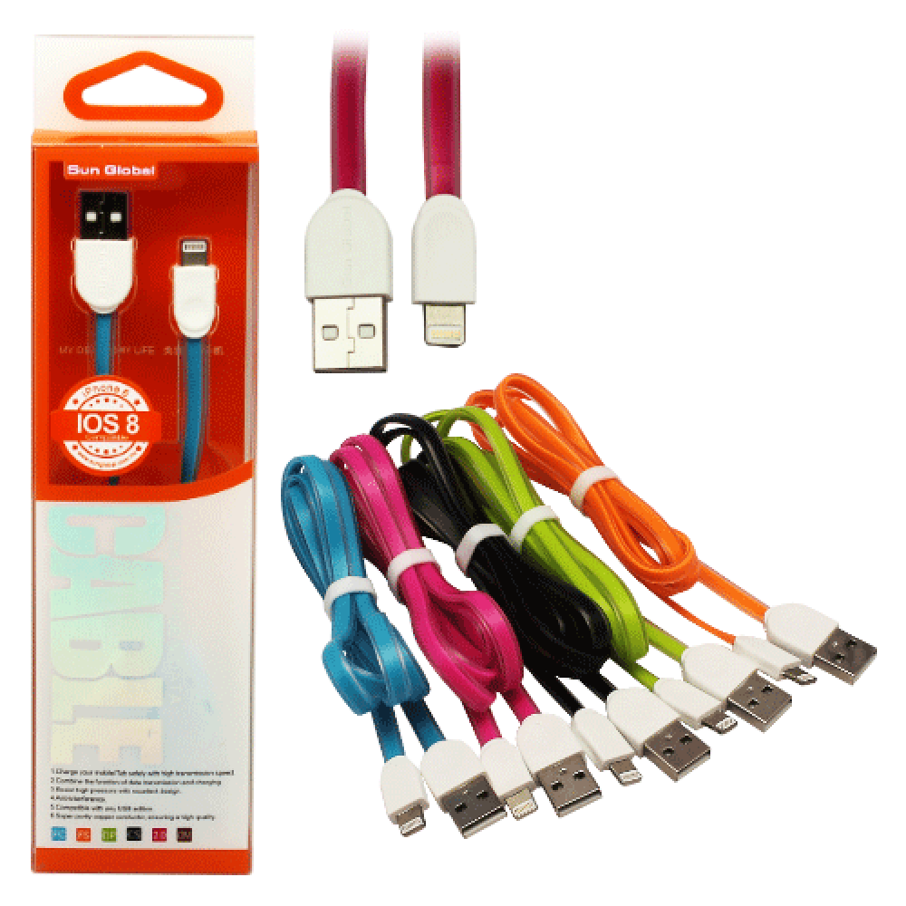 SGC04 IPHONE 6 QUICK CHARGE & DATA CABLE - IOS 8 COMPATIBLE (100CM) SGC04 IPHONE 6 QUICK CHARGE & DATA CABLE - IOS 8 COMPATIBLE (100CM)