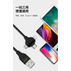 image of Joyroom 3 in 1 Lighting / Micro / Type-C Cable S-L317