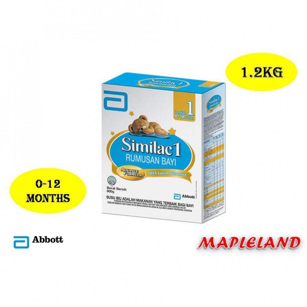 SIMILAC 1 (0-12 MONTHS) 1.2KG SIMILAC 1 (0-12 MONTHS) 1.2KG