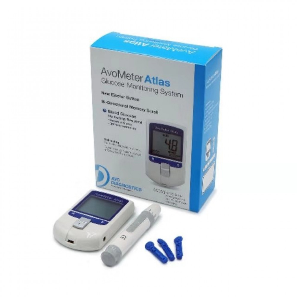 AvoMeter Atlas Glucose Monitoring Systems With Free Gift AvoMeter Atlas Glucose Monitoring Systems With Free Gift