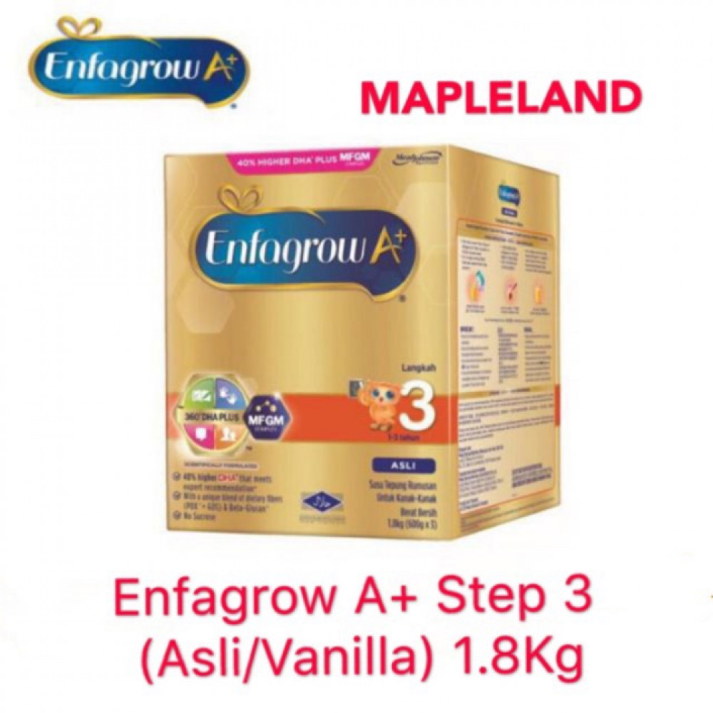 Enfagrow A+ STEP 3 Vanilla 1.8Kg Enfagrow A+ STEP 3 Vanilla 1.8Kg