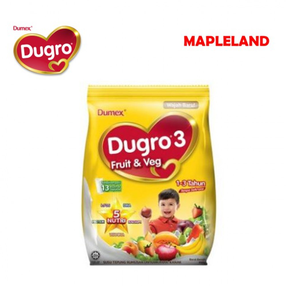 Dugro 3 1-3TAHUN FRUIT&VEG 900G Dugro 3 1-3TAHUN FRUIT&VEG 900G