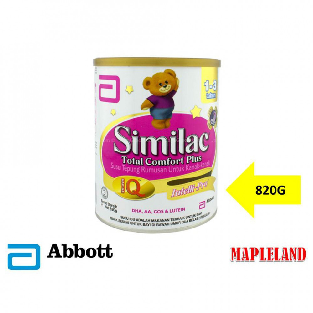 SIMILAC TOTAL COMFORT PLUS (1-3 AGE) 820G SIMILAC TOTAL COMFORT PLUS (1-3 AGE) 820G