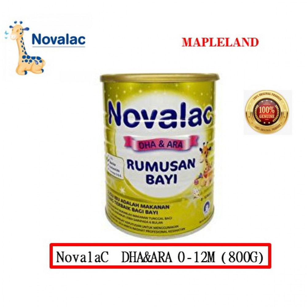 Novalac DHA&ARA 800G 0-12BULAN Novalac DHA&ARA 800G 0-12BULAN