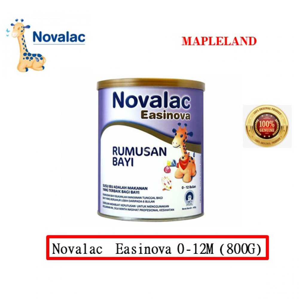 Novalac Easinova 0-12 Bulan 800g Novalac Easinova 0-12 Bulan 800g