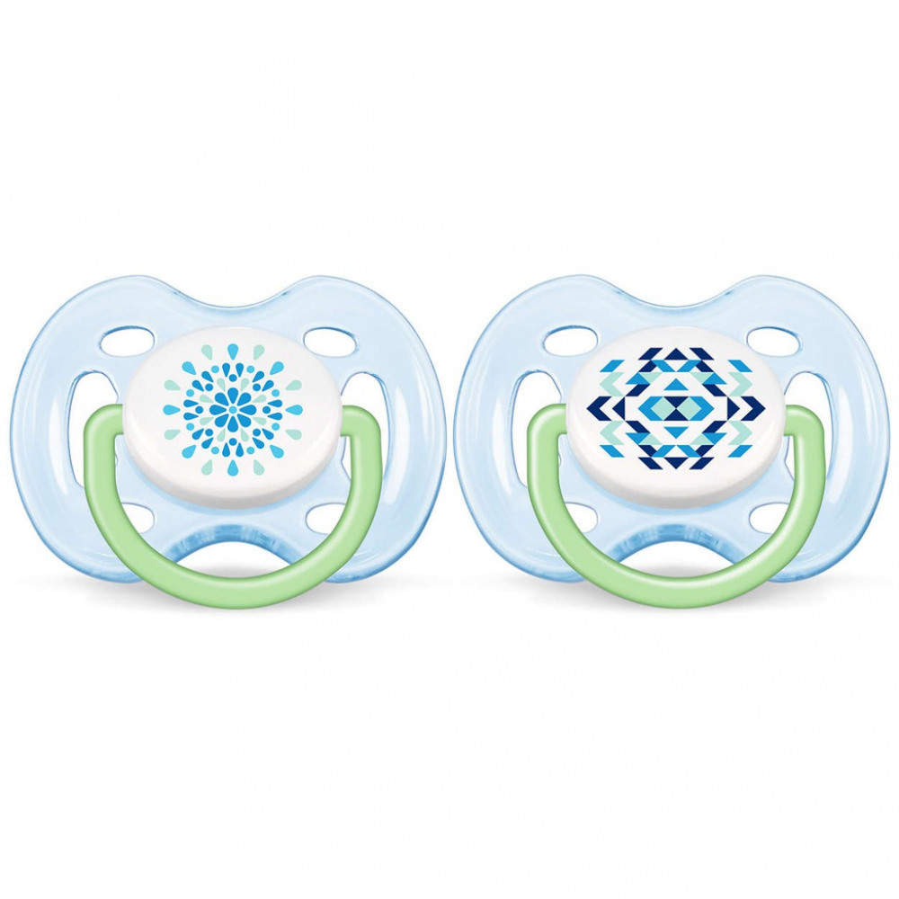 Avent Soother Contemporary Freeflow (0-6 Month) Twin Pack PINKSCF180/26-BLUESCF180/25 Avent Soother Contemporary Freeflow (0-6 Month) Twin Pack PINKSCF180/26-BLUESCF180/25
