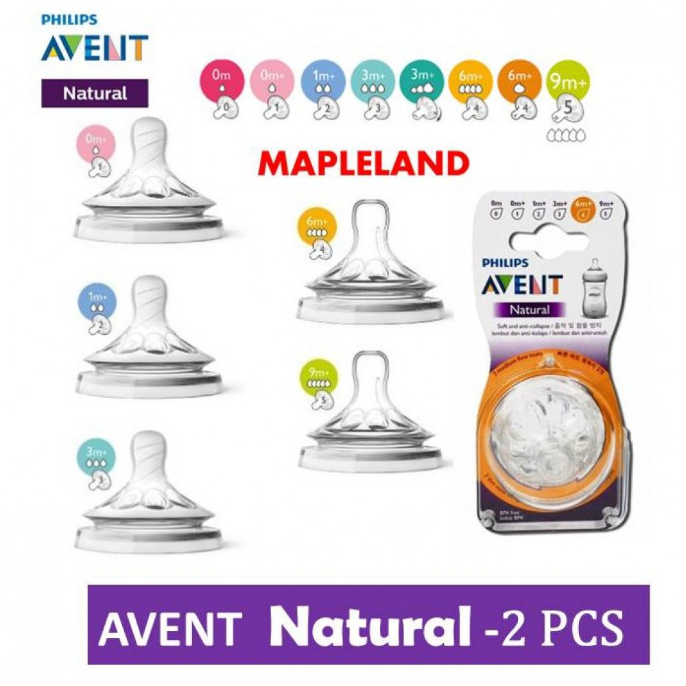 Avent Teat Natural 2pcs Avent Teat Natural 2pcs