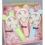 Mini Handy USB Folding Charging Fan Portable Cute Rabbit Mute Handheld Mini Fan