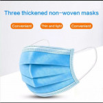 *Ready Stock*10 Pcs Disposable 3ply non Woven Mask With Ear Loop Topeng Muka 3 Lapis Breathable 独立包装 三层一次性口罩