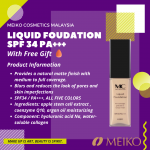 MC Collection Liquid Foundation Spf 34pa +++