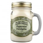 NATURAL LOOKS - Peppermint Eucalyptus Mason (SCENTED CANDLE)