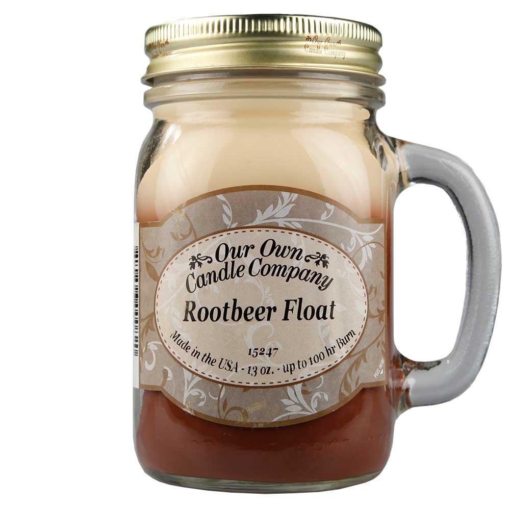 NATURAL LOOKS - Rootbeer Float Mason (SCENTED CANDLE)