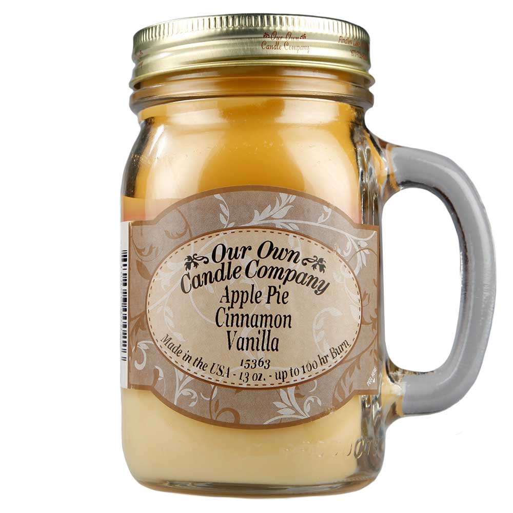 NATURAL LOOKS - Apple Pie Cinnamon Vanilla Mason (3 layers) (SCENTED CANDLE) NATURAL LOOKS - Apple Pie Cinnamon Vanilla Mason (3 layers) (SCENTED CANDLE)
