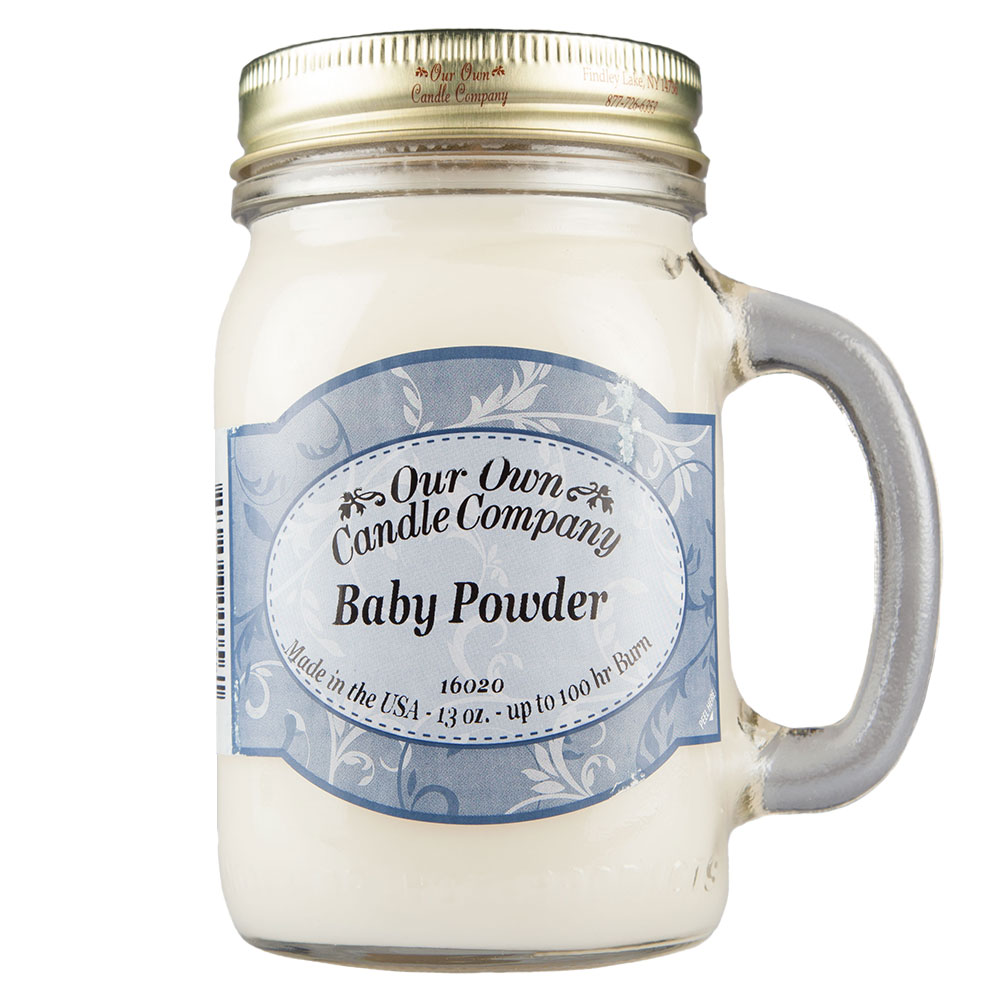 NATURAL LOOKS - Baby Powder Mason (SCENTED CANDLE) NATURAL LOOKS - Baby Powder Mason (SCENTED CANDLE)