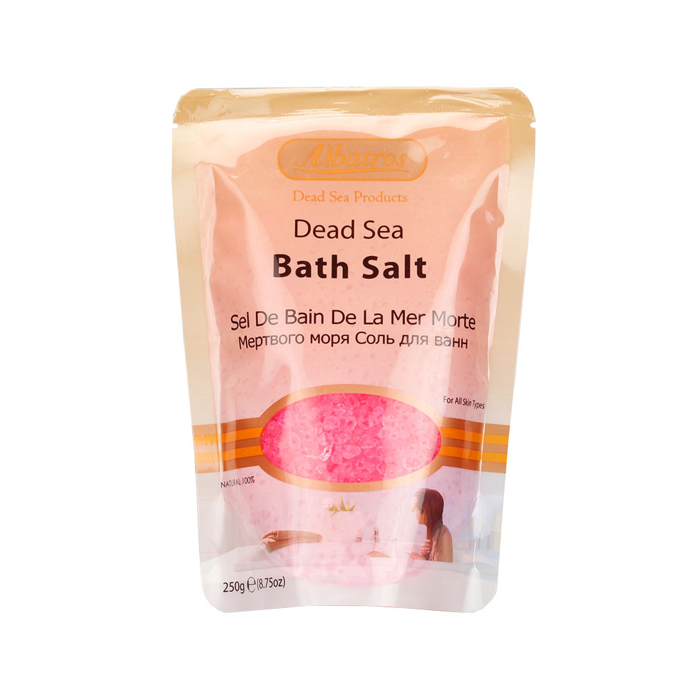 NATURAL LOOKS - Albatros Bath Salt Bag Rose 250g