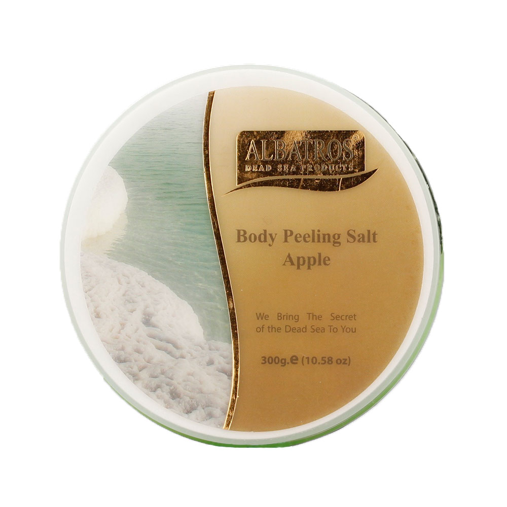 NATURAL LOOKS - Albatros Body Peeling Salt Apple 300g