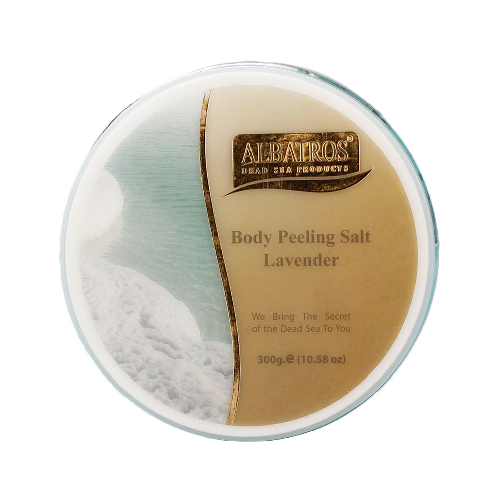 NATURAL LOOKS - Albatros Body Peeling Salt Lavender 300g