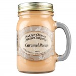 NATURAL LOOKS - Caramel Pecan Mason (SCENTED CANDLE)