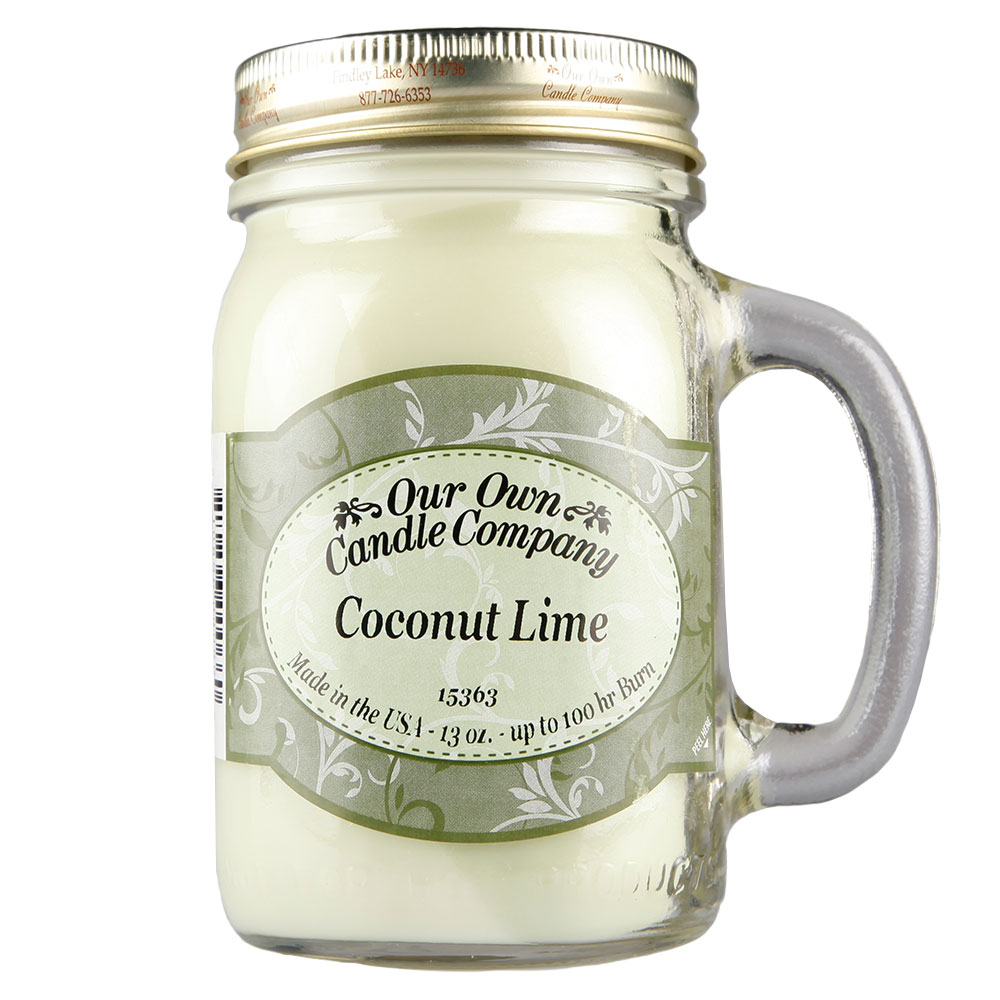 NATURAL LOOKS - Coconut Lime Mason (SCENTED CANDLE) NATURAL LOOKS - Coconut Lime Mason (SCENTED CANDLE)