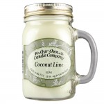 NATURAL LOOKS - Coconut Lime Mason (SCENTED CANDLE)