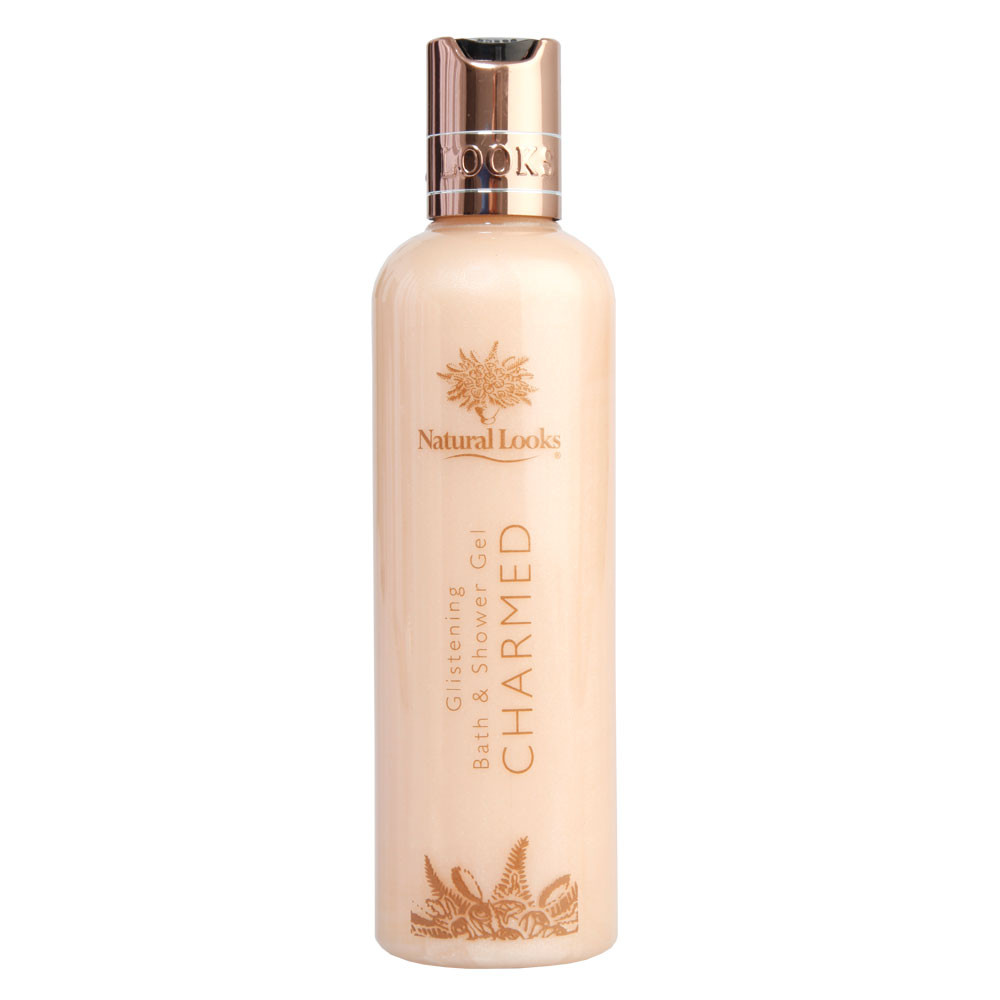 NATURAL LOOKS - CHARMED GLISTENING BATH & SHOWER GEL 250ML