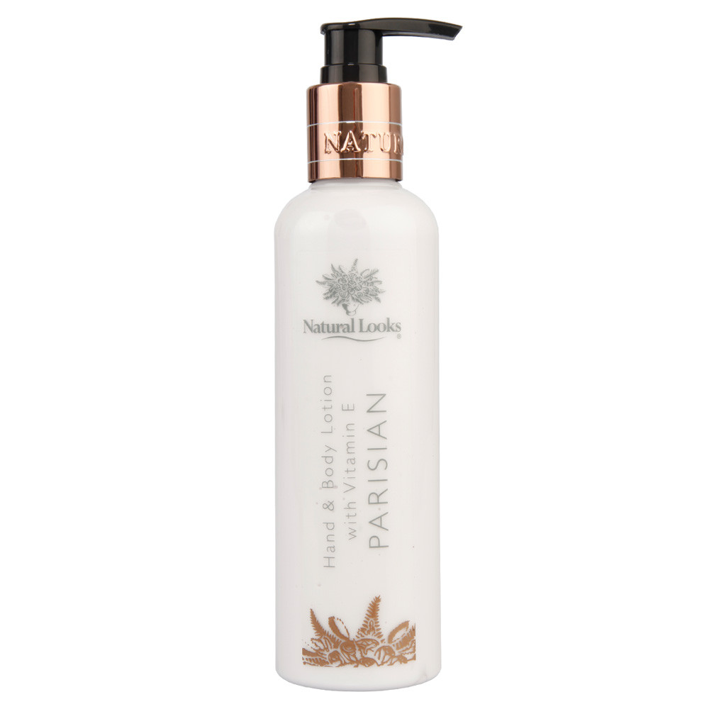 NATURAL LOOKS - PARISIAN HAND & BODY LOTION WITH VITAMIN E 250ML