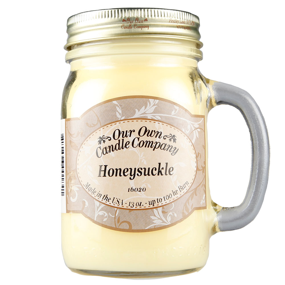 NATURAL LOOKS - Honeysuckle Mason (SCENTED CANDLE) NATURAL LOOKS - Honeysuckle Mason (SCENTED CANDLE)