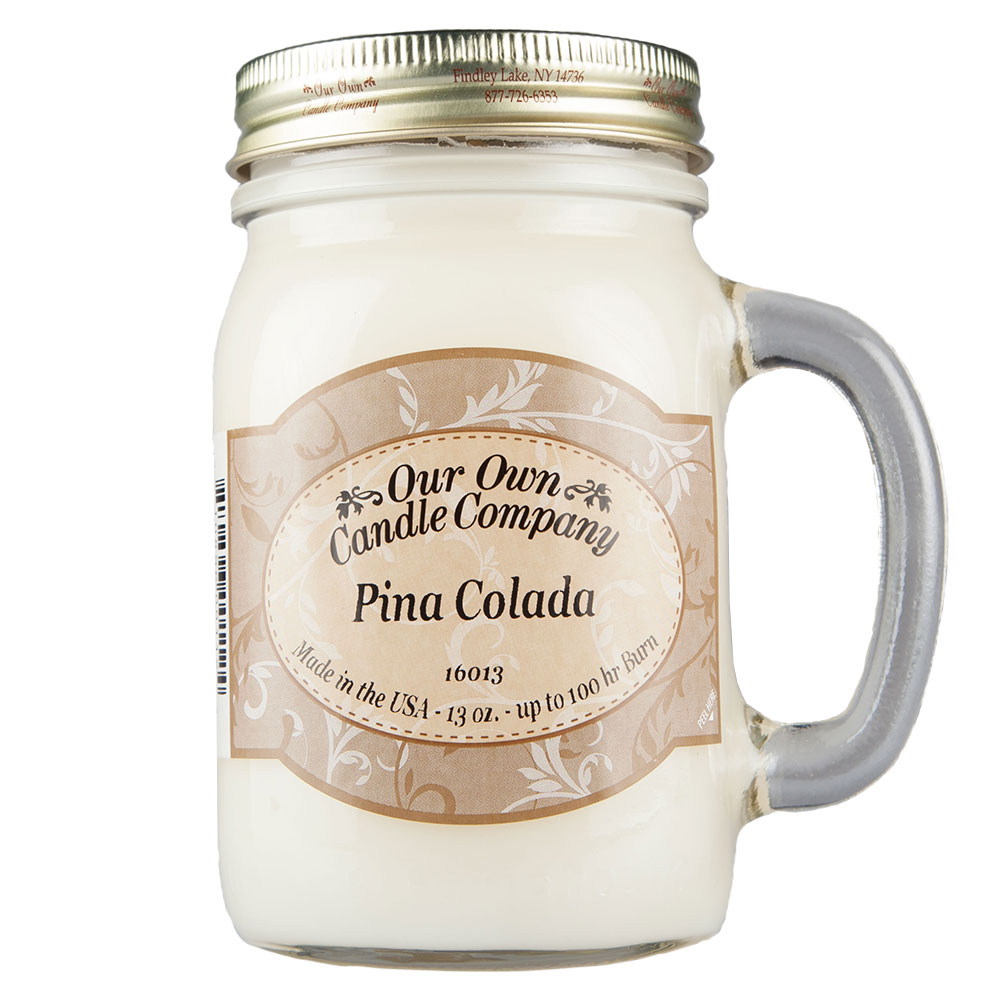 NATURAL LOOKS - Pina Colada Mason (SCENTED CANDLE)