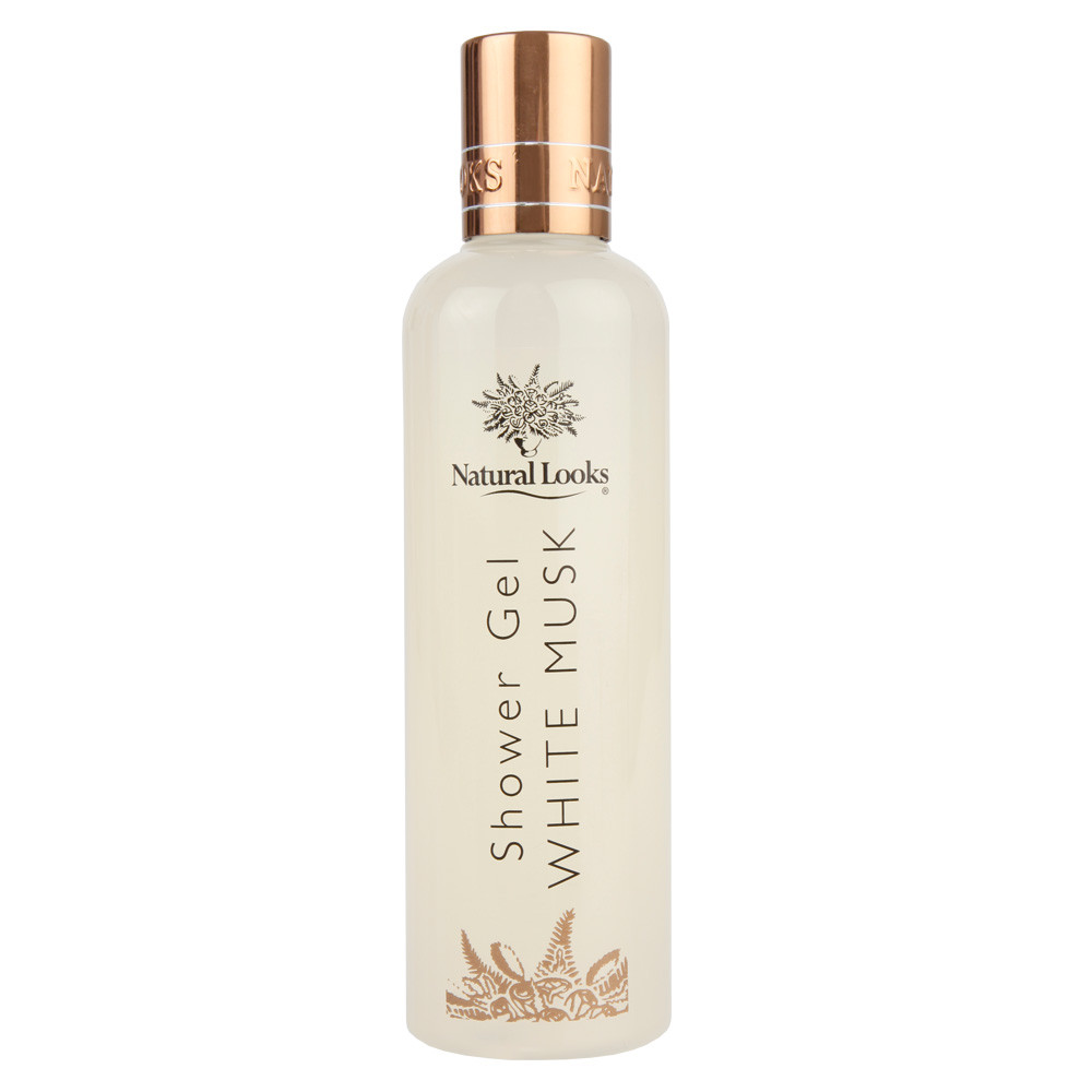 NATURAL LOOKS - WHITE MUSK SHOWER GEL 250ML NATURAL LOOKS - WHITE MUSK SHOWER GEL 250ML