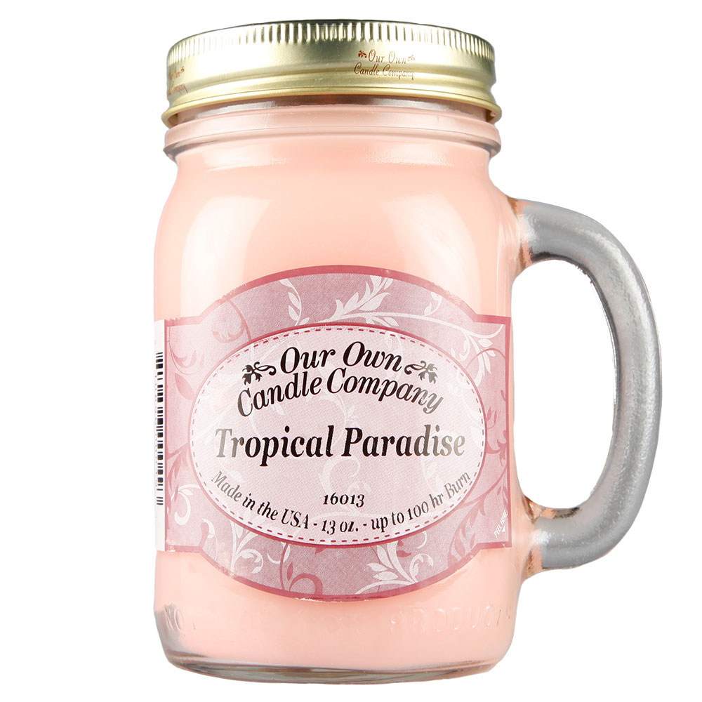 NATURAL LOOKS - Tropical Paradise Mason (SCENTED CANDLE)