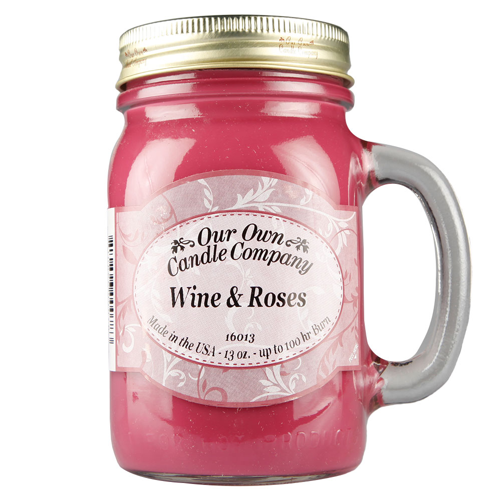 NATURAL LOOKS - Wine & Roses Mason (SCENTED CANDLE)