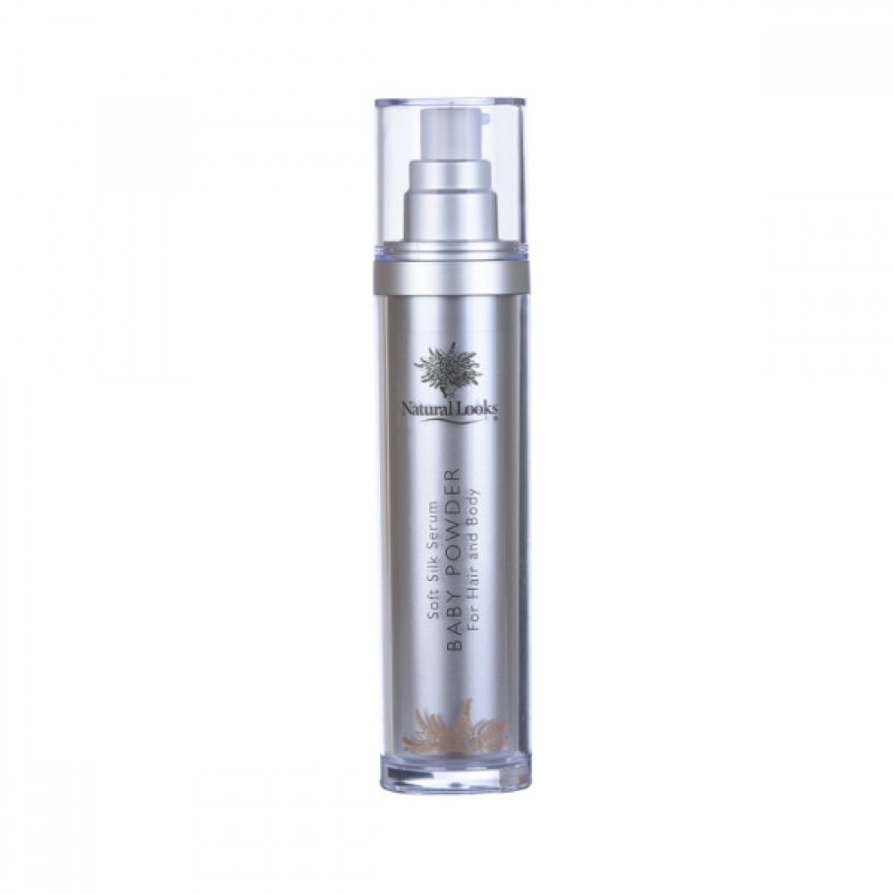 NATURAL LOOKS - BABY POWDER SOFT SILK SERUM FOR HAIR & BODY 100ML NATURAL LOOKS - BABY POWDER SOFT SILK SERUM FOR HAIR & BODY 100ML