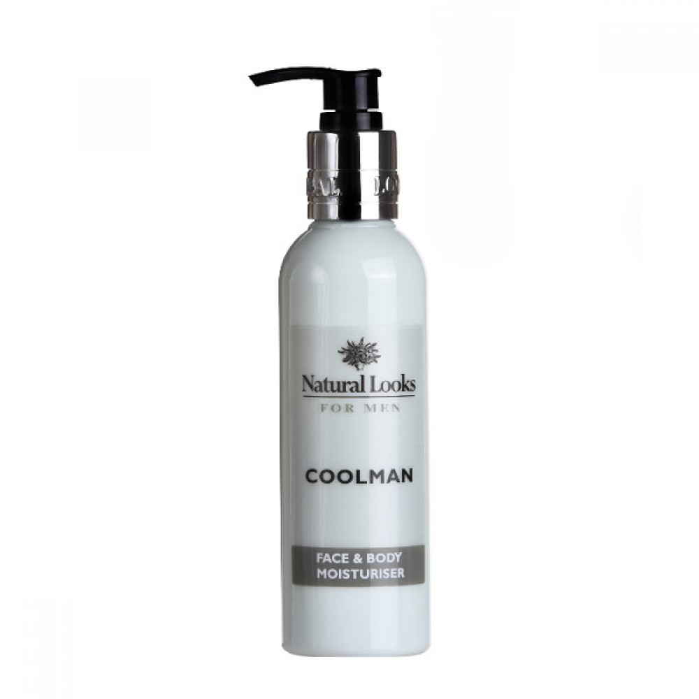 NATURAL LOOKS - COOLMAN FACE & BODY MOISTURISER 200ML NATURAL LOOKS - COOLMAN FACE & BODY MOISTURISER 200ML