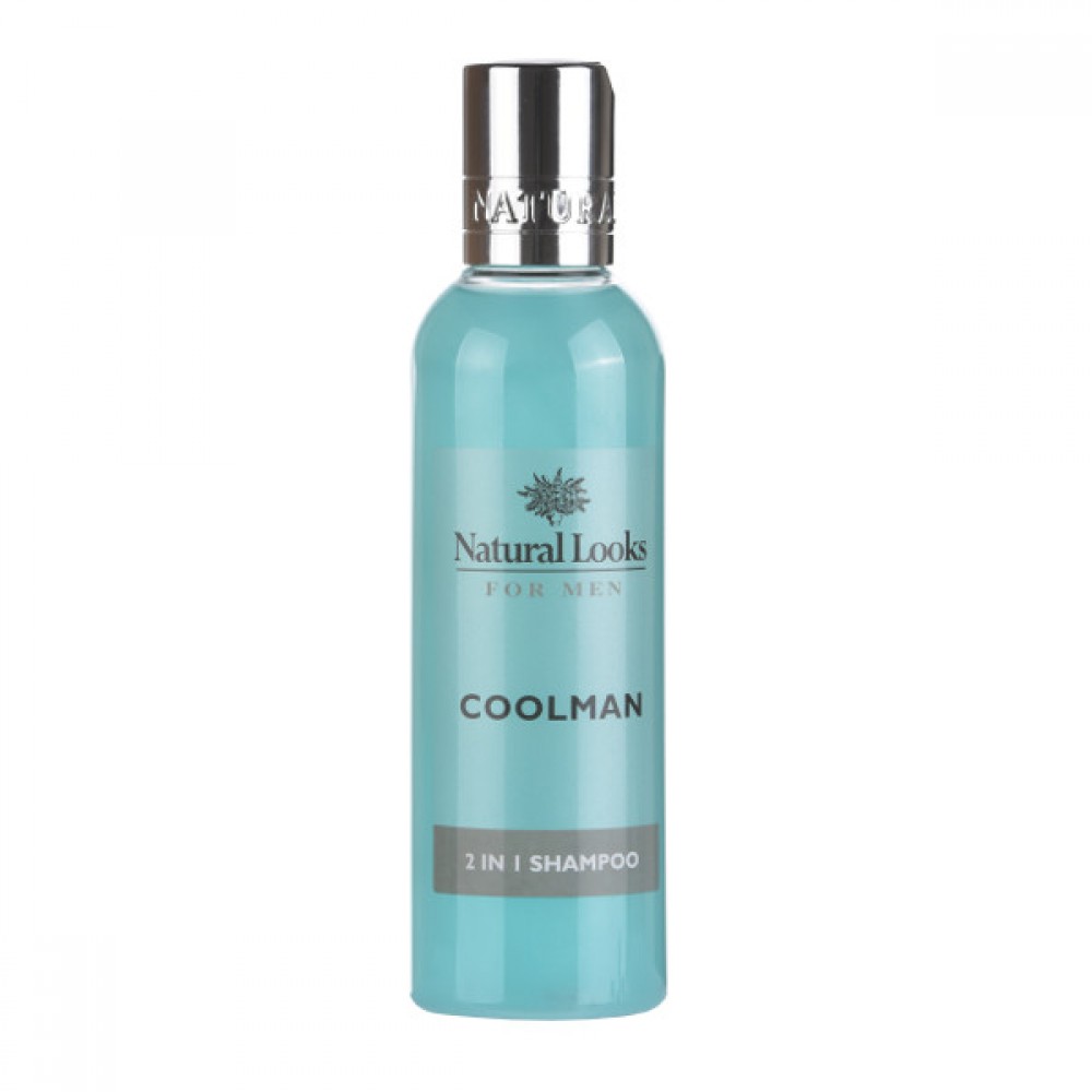 NATURAL LOOKS - COOLMAN 2 IN 1 SHAMPOO 200ML NATURAL LOOKS - COOLMAN 2 IN 1 SHAMPOO 200ML