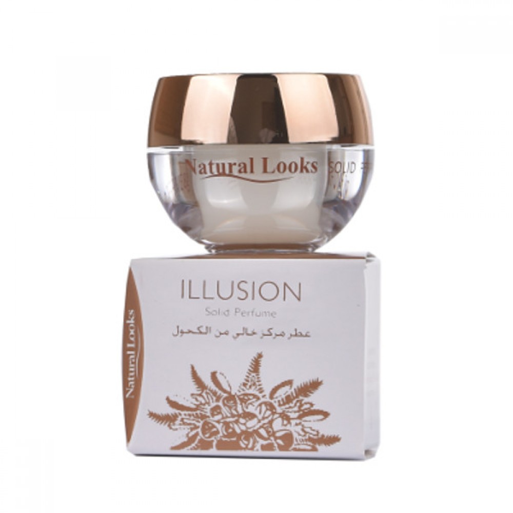 NATURAL LOOKS - ILLUSION SOLID PERFUME 8G NATURAL LOOKS - ILLUSION SOLID PERFUME 8G