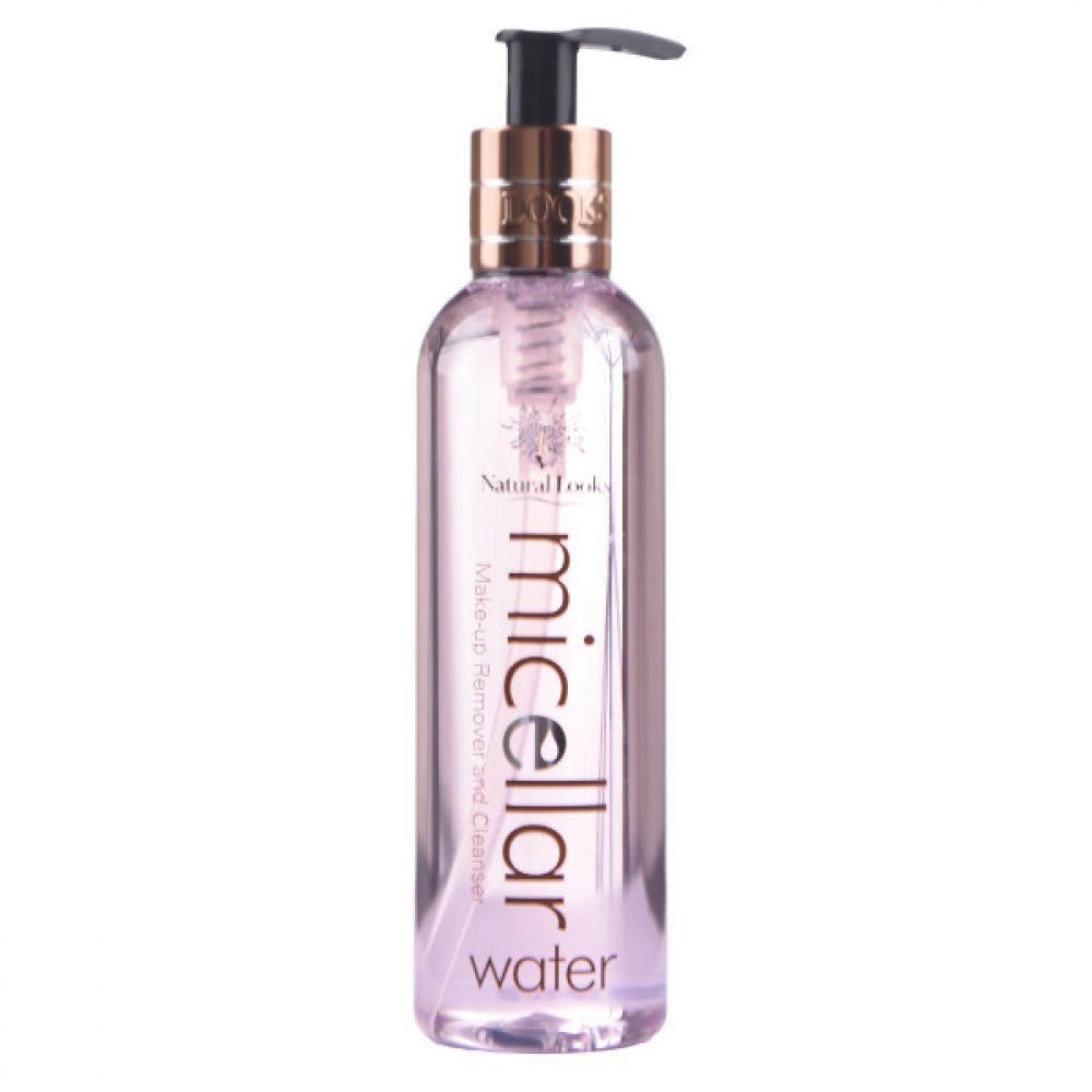 NATURAL LOOKS - MICELLAR WATER MAKE-UP REMOVER & CLEANSER 250ML NATURAL LOOKS - MICELLAR WATER MAKE-UP REMOVER & CLEANSER 250ML