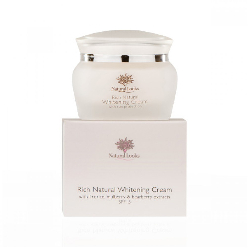 NATURAL LOOKS - RICH NATURAL WHITENING CREAM 50GM