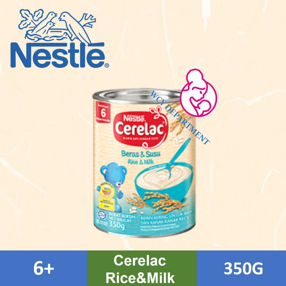 CERELAC Rice + Milk 350gram 6 Months + CERELAC Rice + Milk 350gram 6 Months +