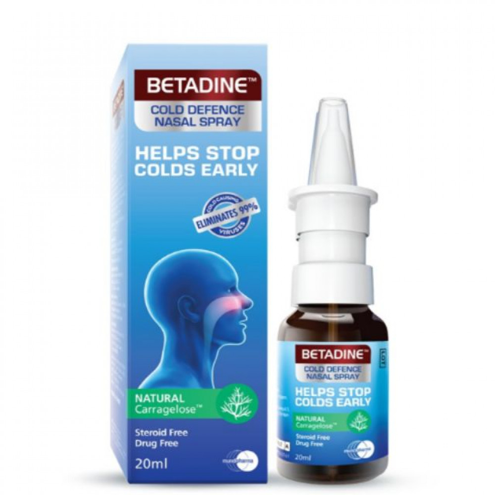 Betadine cold defence nasal spray 20ml Betadine cold defence nasal spray 20ml