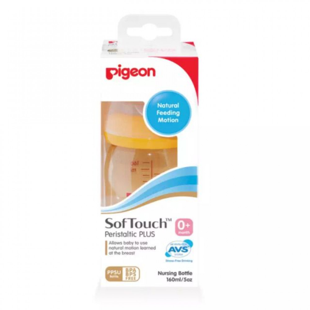 PIGEON PPSU WIDE NECK Nursing Bottle with Peristaltic PLUS™ Nipple PIGEON PPSU WIDE NECK Nursing Bottle with Peristaltic PLUS™ Nipple