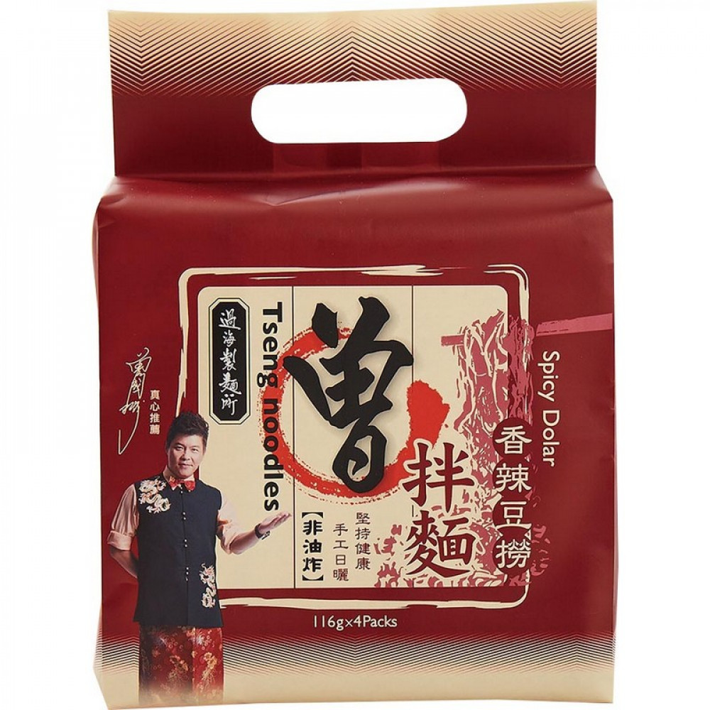 曾拌麵-香辣豆撈116g*4 曾拌麵-香辣豆撈116g*4