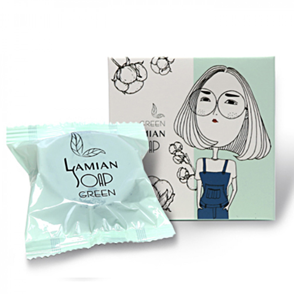 韓國 Lamian 蜘蛛絲皂白天鵝 65g 韓國 Lamian 蜘蛛絲皂白天鵝 65g