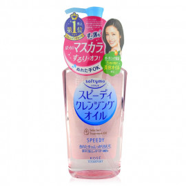image of 日本 KOSE 高絲 SOFTYMO 絲芙蒂 乾濕兩用瞬淨卸粧油 230mL (透明罐) Japan Kose Cosmeport Softymo Speedy Cleansing Oil 230ml