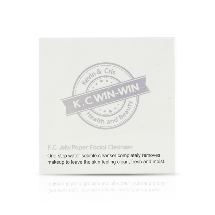 K.C WIN-WIN 洗臉紙 100pcs K.C WIN-WIN K.c Jelly Paper Facial Cleanser K.C WIN-WIN 洗臉紙 100pcs K.C WIN-WIN K.c Jelly Paper Facial Cleanser