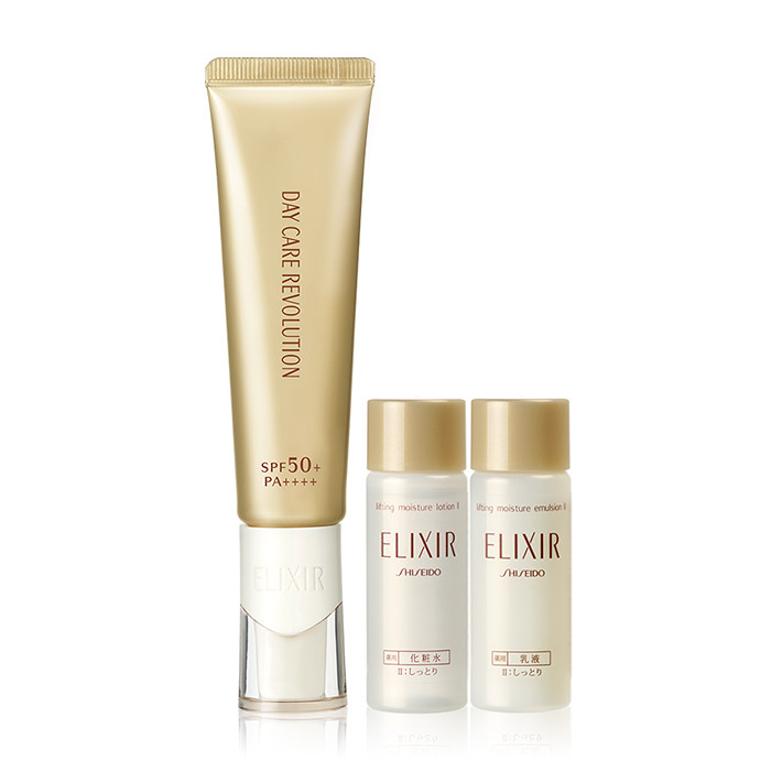image of SHISEIDO 資生堂 怡麗絲爾 多效膠原美肌乳86獨家特惠組(35ml+18ml+18ml) SHISEIDO Elixir superior enriquecido Arrugas Crema Skin Care Set (35ml+18ml+18ml)