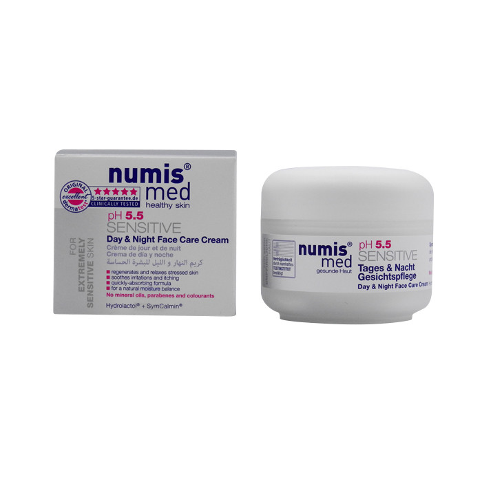 image of 德國 Numis med 樂美思 PH5.5極致修護凍齡霜 50ml Germany Numis med PH 5.5 Sensitive DAY & NIGHT FACIAL CREAM 50ml