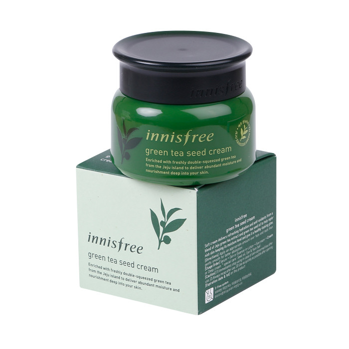 image of 韓國 innisfree 綠茶籽精粹保濕乳霜 50ml (2018新包裝) Korea Innisfree Green Tea Seed Cream 50ml (2018 New Pack)