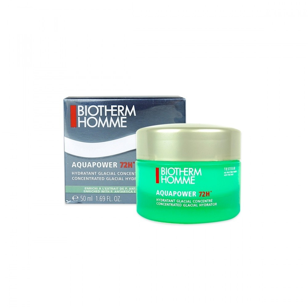 image of BIOTHERM 碧兒泉 男仕水動力水凝潤澤霜 50mL Biotherm Homme Aquapower 72H Concentrated Glacial Hydrator 50ml